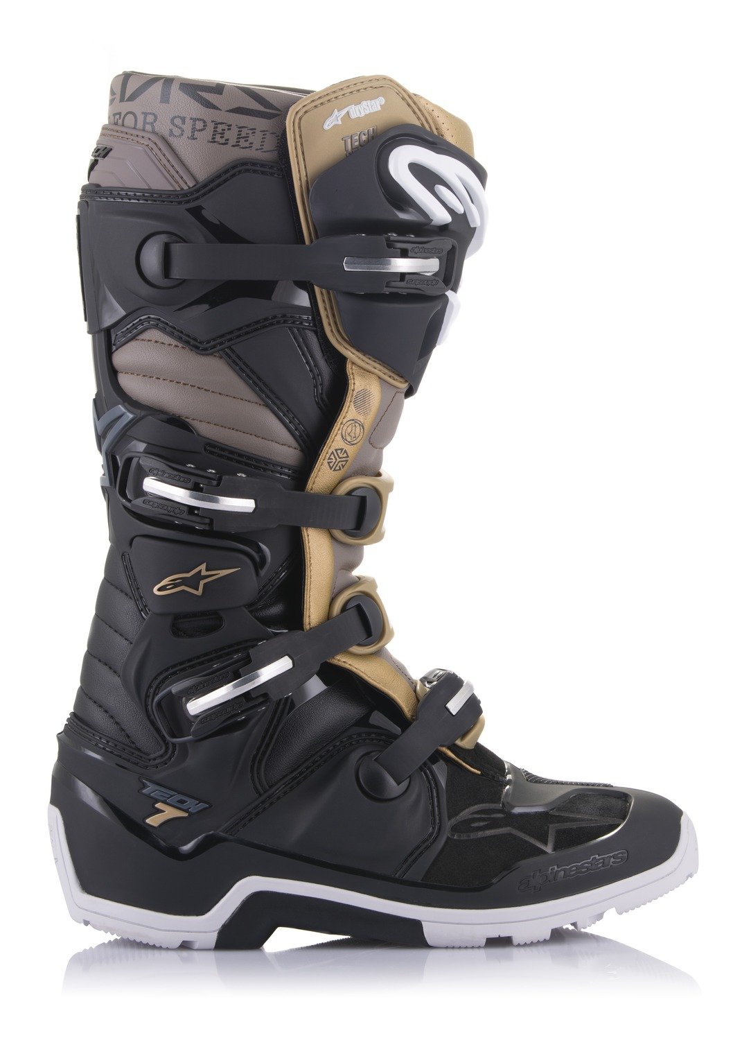 Obrázek produktu boty TECH 7 ENDURO DRYSTAR, ALPINESTARS (černá/šedá/zlatá, vel. 38) 2012620-1959