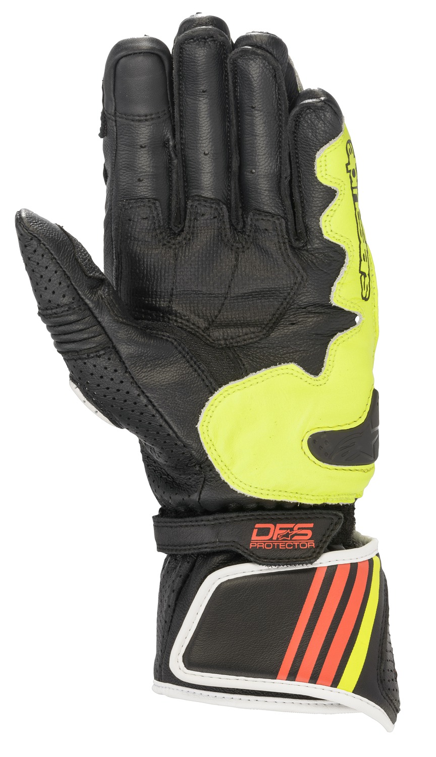 Obrázek produktu rukavice GP PLUS R 2, ALPINESTARS (šedá/černá/žlutá fluo/červená fluo/bílá) 3556520-9135