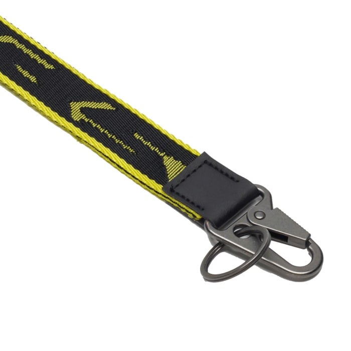 Obrázek produktu klíčenka KEY HOLDER LONG, SPIDI (černá/žlutá fluo) V133-486