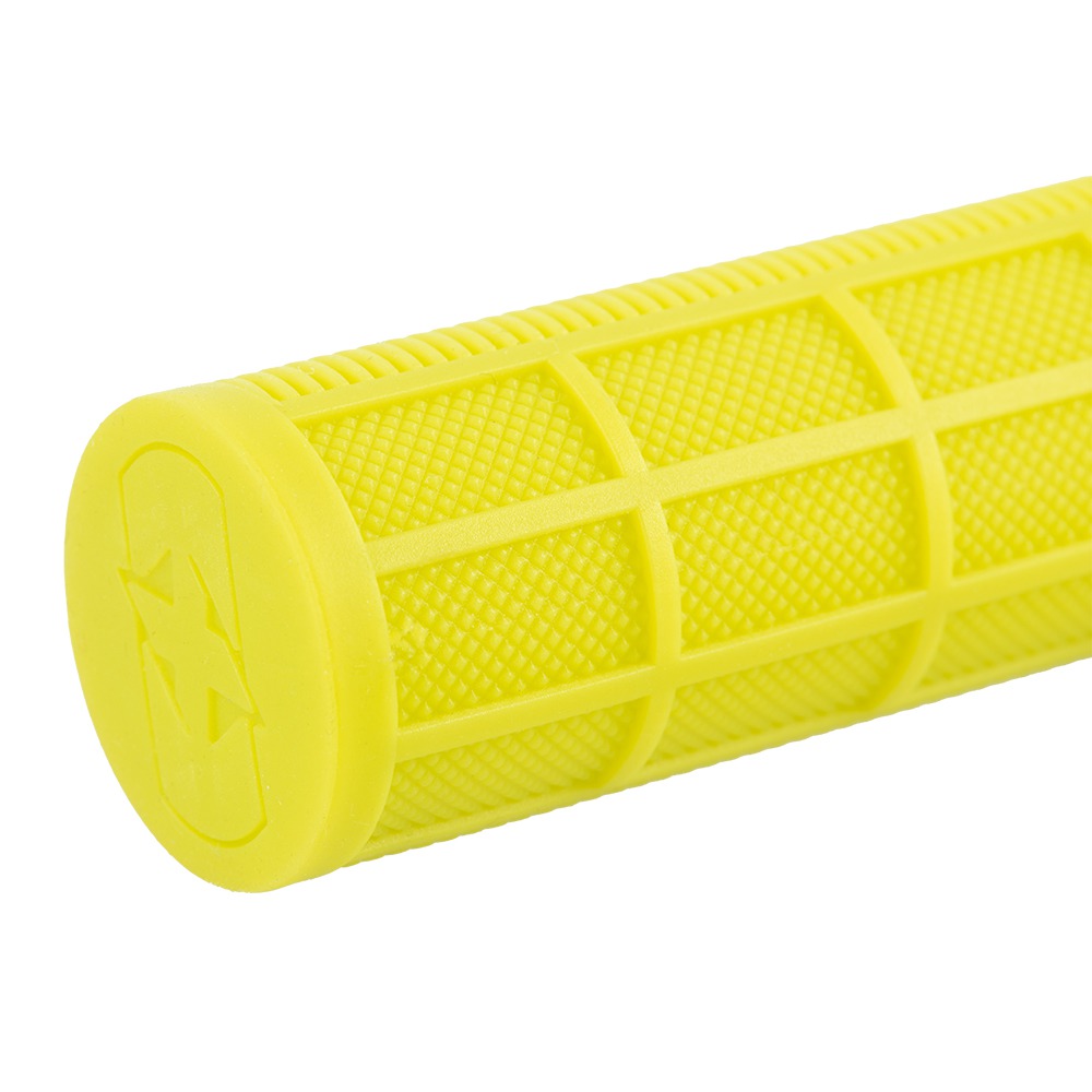 Obrázek produktu gripy DRIVER MTB LOCK-ON se šroubovacími objímkami, OXFORD (žlutá fluo, délka 130 mm, 1 pár) HG805F