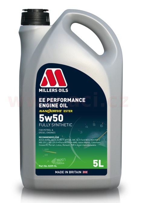 Obrázek produktu MILLERS OILS EE PERFORMANCE 5w50 5 l 82095