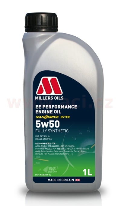 Obrázek produktu MILLERS OILS EE PERFORMANCE 5w50 1 l 82091