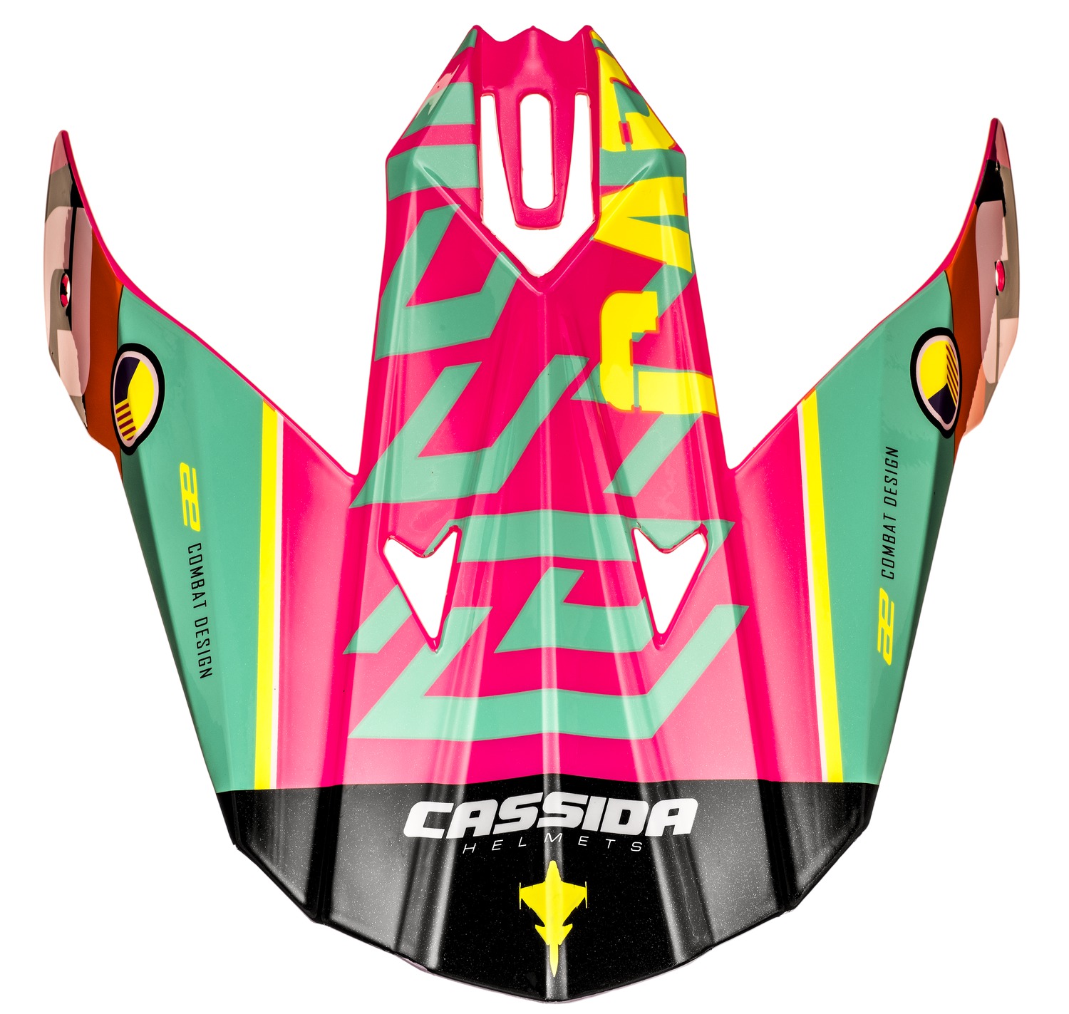 Obrázek produktu kšilt pro přilby Cross Cup Sonic, CASSIDA (multicolor) PEAK MULTICOLOR SC-15 SONIC