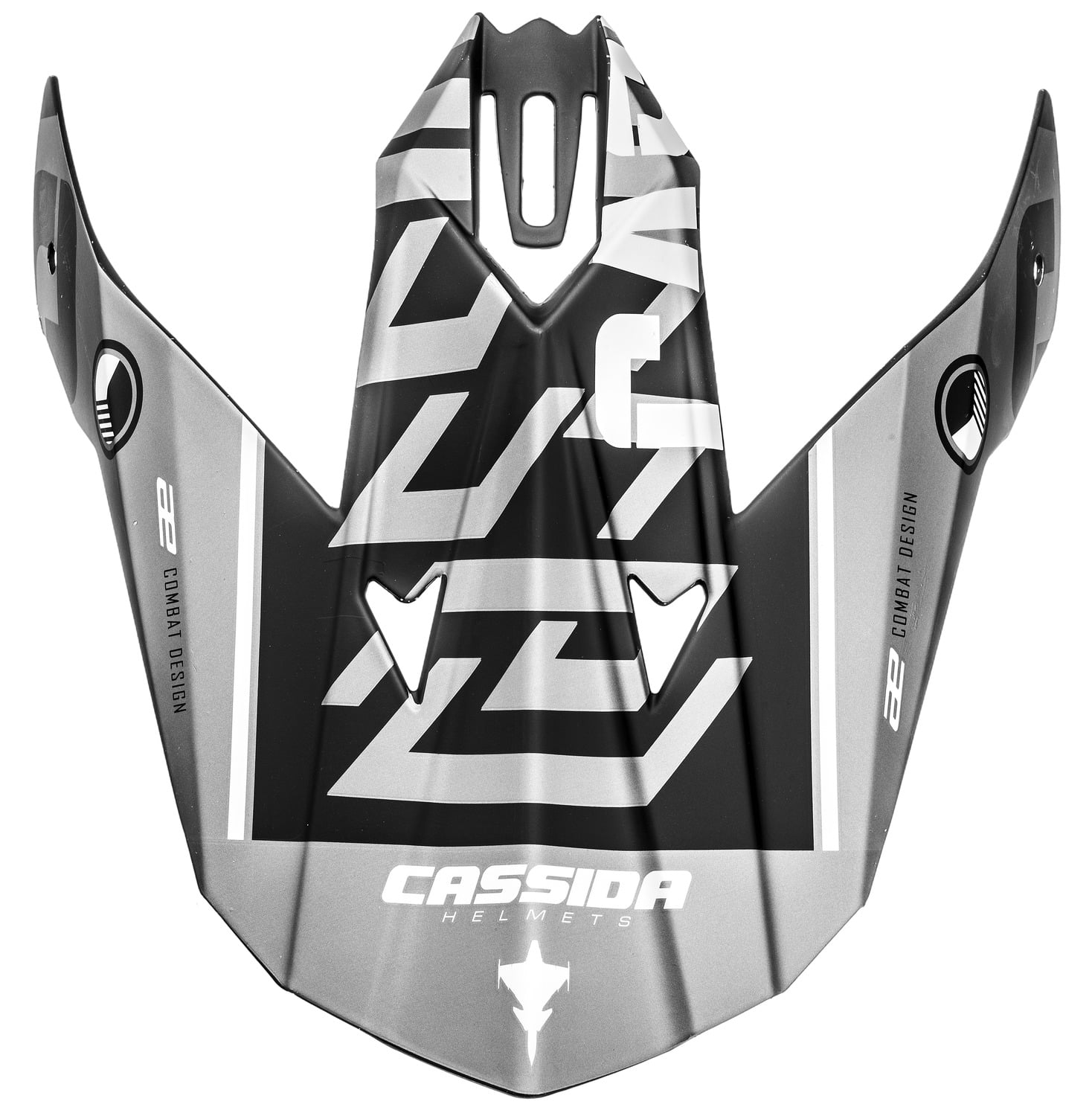 Obrázek produktu kšilt pro přilby Cross Cup Sonic Junior, CASSIDA, dětská (černá matná/šedá) PEAK MATT BLACK/GREY SC-15 SON