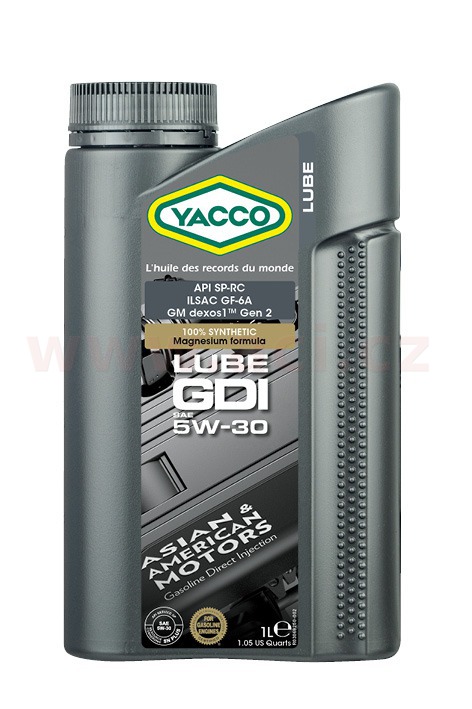 Obrázek produktu Motorový olej YACCO LUBE GDI 5W30 1L 30691