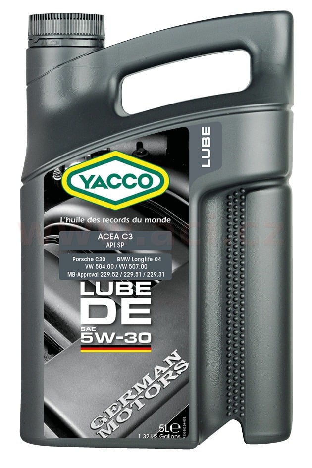 Obrázek produktu Motorový olej YACCO LUBE DE 5W30, 5 L 30555