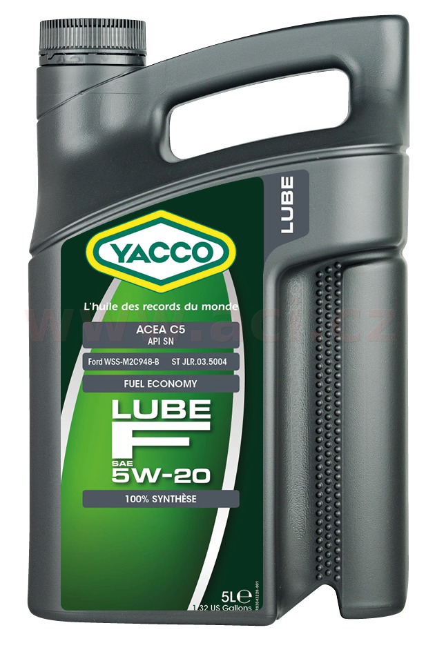 Obrázek produktu Motorový olej YACCO LUBE F 5W20, 5 L 30435