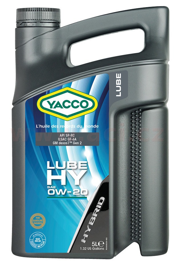 Obrázek produktu Motorový olej YACCO LUBE HY 0W20, 5 L 30595