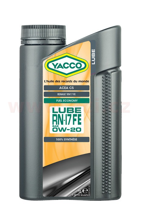 Obrázek produktu Motorový olej YACCO LUBE RN-17 FE 0W20, 1 L 30761