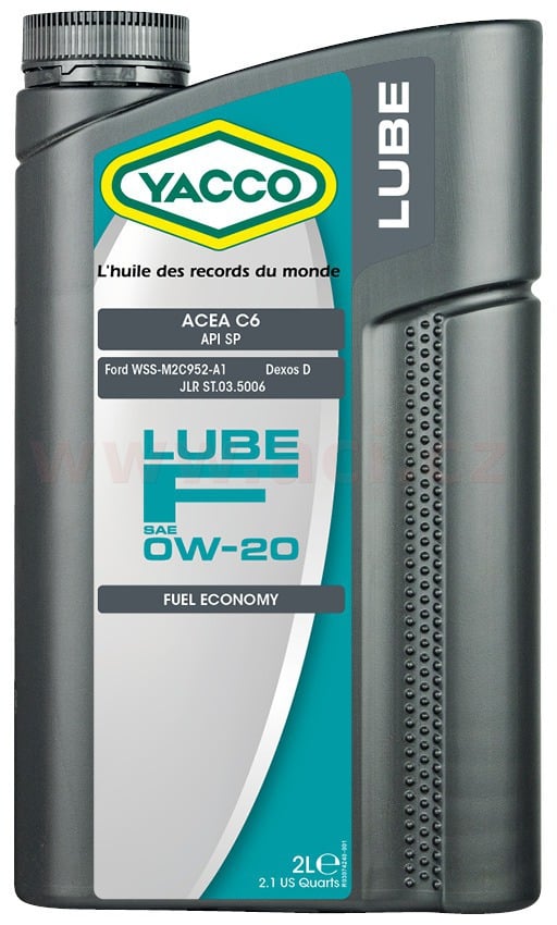Obrázek produktu Motorový olej YACCO LUBE F 0W20, 2 L 30742