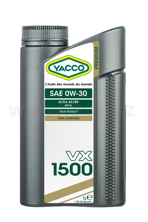 Obrázek produktu Motorový olej YACCO VX 1500 0W30, 1 L 30201