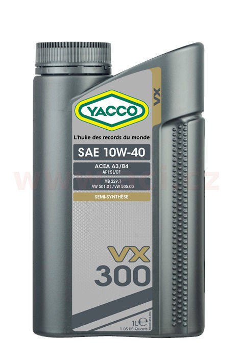 Obrázek produktu Motorový olej YACCO VX 300 10W40, 1 L 30331
