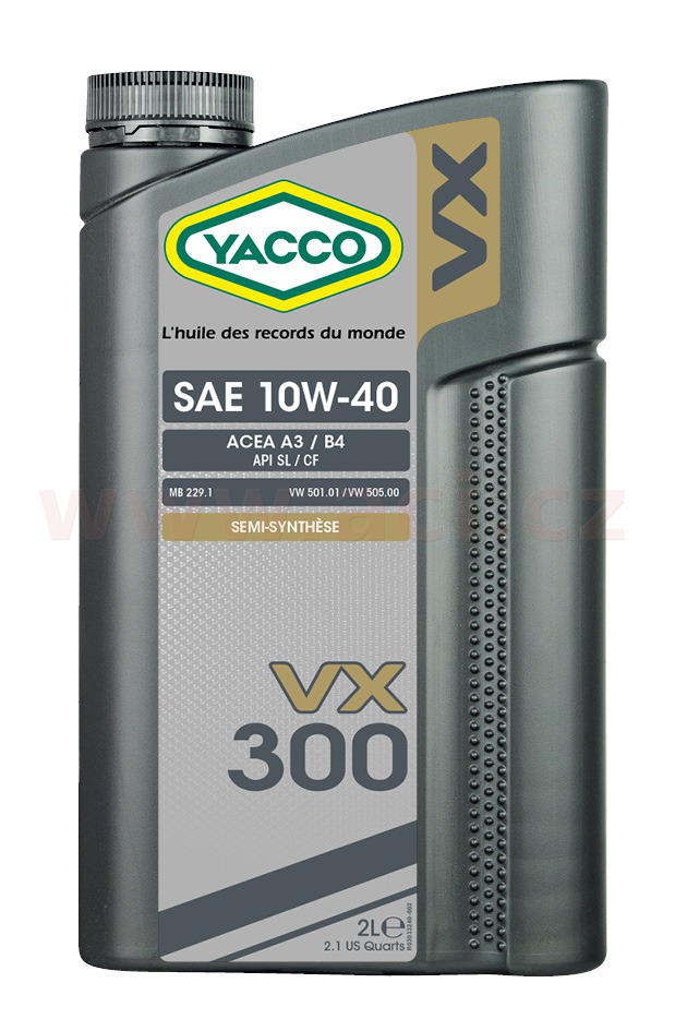 Obrázek produktu Motorový olej YACCO VX 300 10W40, 2 L 30332