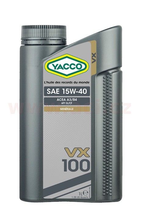 Obrázek produktu Motorový olej YACCO VX 100 15W40, 1 L 30371