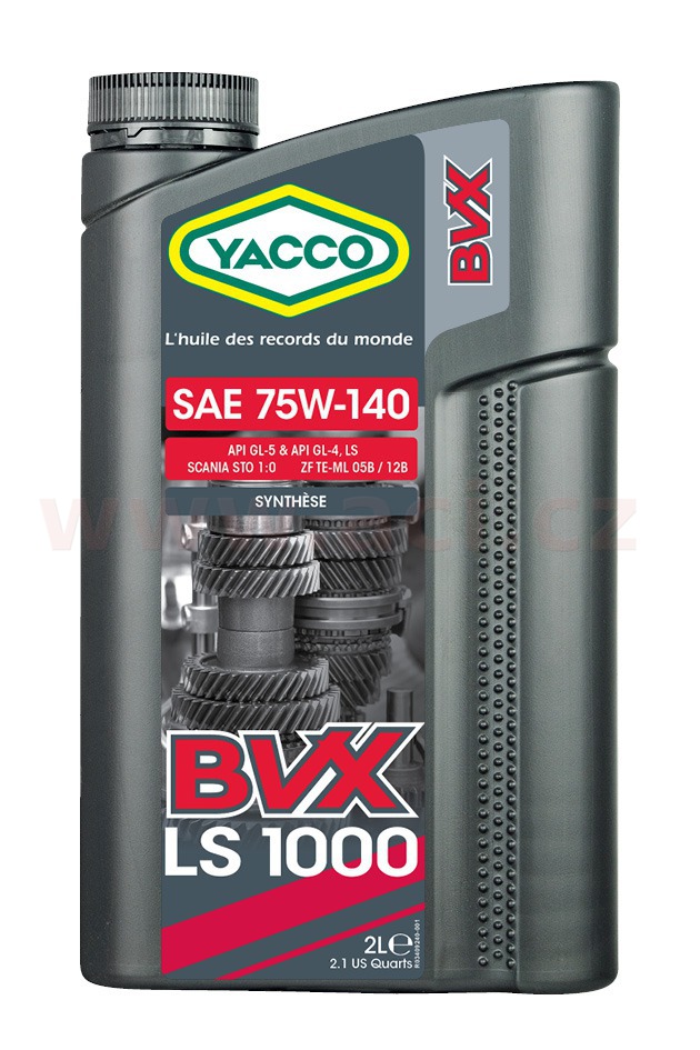 Obrázek produktu Převodový olej YACCO BVX LS 1000 75W140 2L 34092