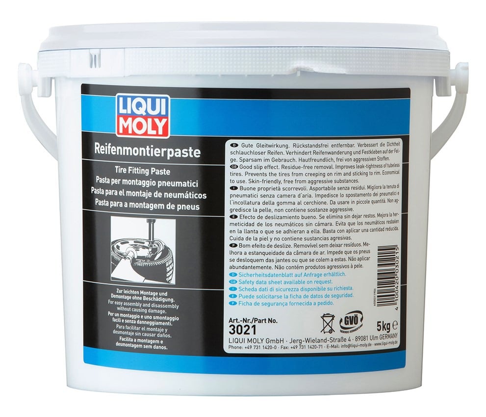 Obrázek produktu LIQUI MOLY Bílá pasta pro montáž pneumatik, 5 kg 3021