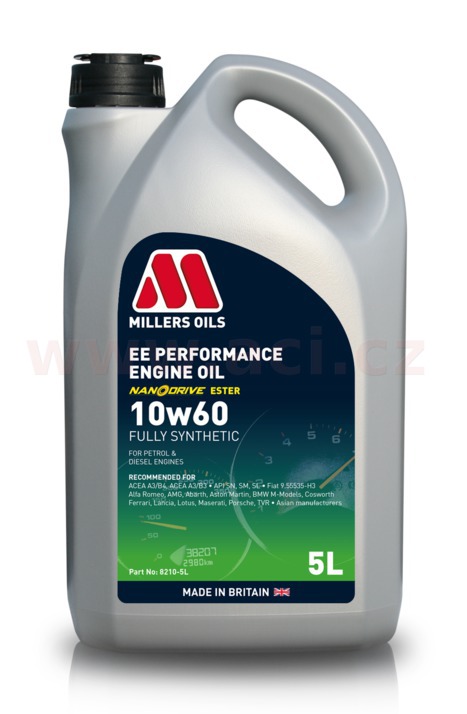 Obrázek produktu MILLERS OILS EE PERFORMANCE 10w60 5l 82105