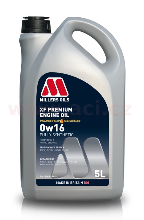 Obrázek produktu MILLERS OILS XF PREMIUM 0w16 5 l 81745