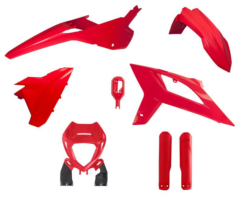 Obrázek produktu sada plastů Beta, RTECH (červená, 6 dílů vč. masky a krytů vidlic)
