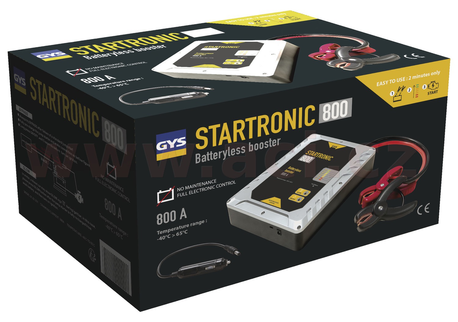 Obrázek produktu kondenzátorový startovací zdroj 12 V, GYS STARTRONIC 800 026735