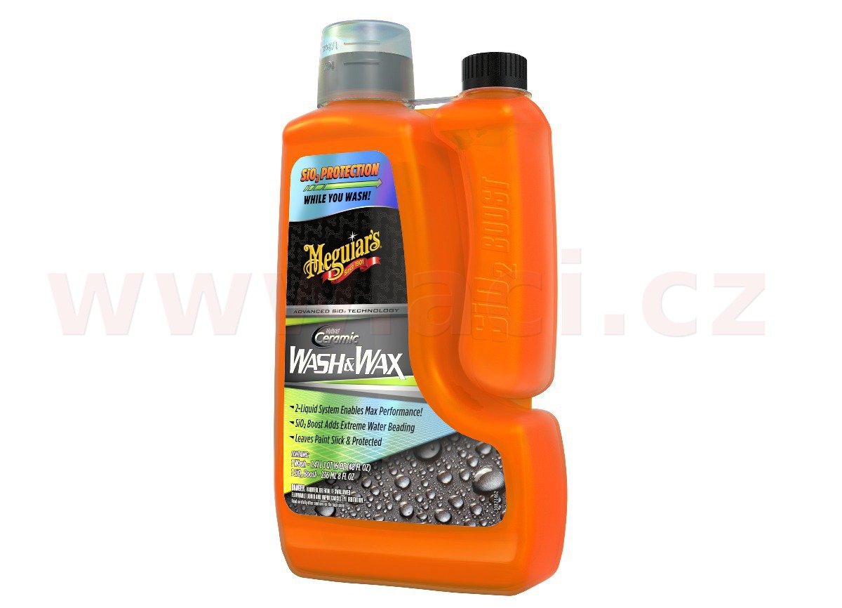 Obrázek produktu MEGUIARS Soft Wash Gel - autošampón Meguiar's Hybrid Ceramic Wash & Wax - hybridní keramický autošampon, 1 410 ml  + 236
