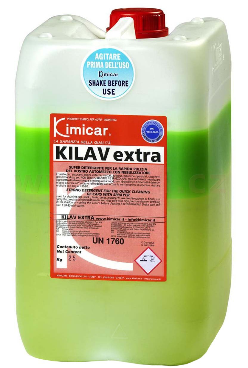 Obrázek produktu Kimicar KILAV EXTRA 25 kg - přípravek k mytí os. a nákl. vozidel (1:80)