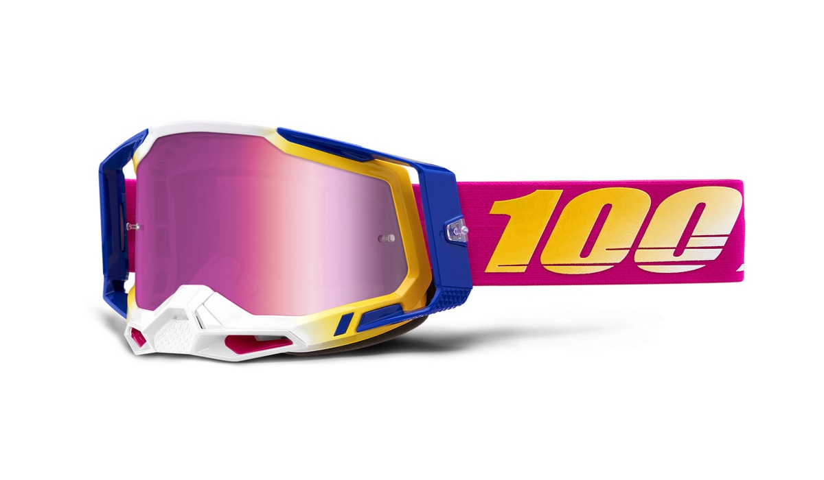 Obrázek produktu RACECRAFT 2, 100% brýle MISSION, růžové plexi 50010-00012