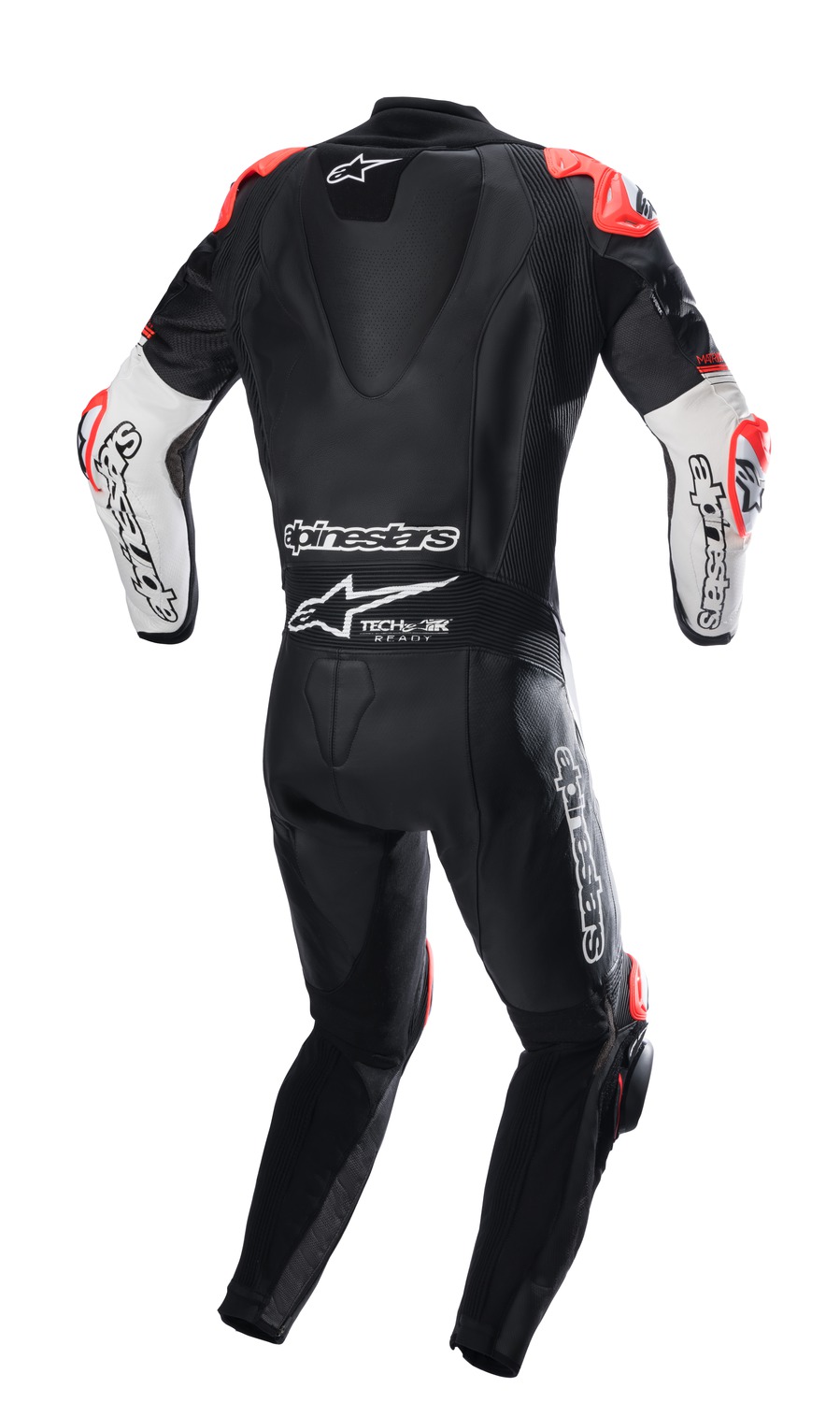 Obrázek produktu jednodílná kombinéza GP TECH 4, TECH-AIR kompatibilní, ALPINESTARS (černá/bílá/červená fluo) 2025