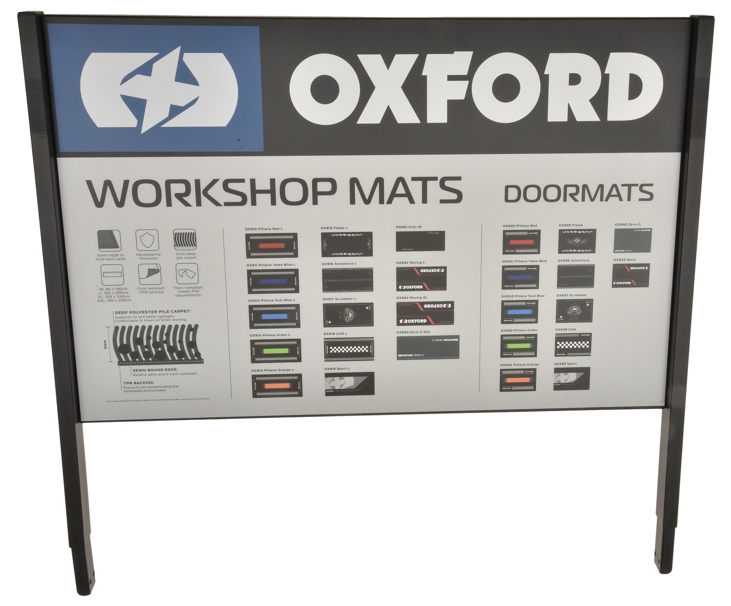 Obrázek produktu Workshop Mat Display Stand Header OXFORD PCMATB