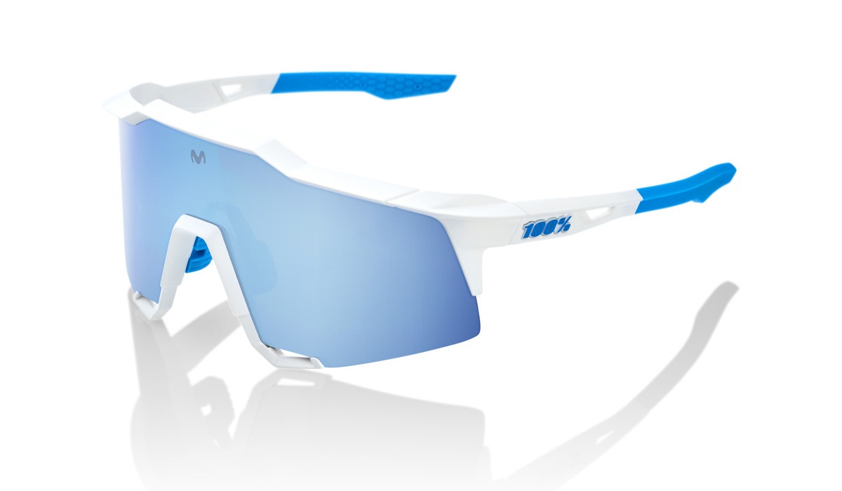 Obrázek produktu sluneční brýle SPEEDCRAFT Movistar Team, 100% (HIPER modré sklo) 60007-00018
