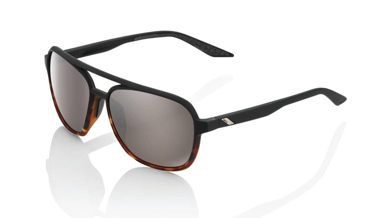 Obrázek produktu sluneční brýle KASIA Soft Tact Black/Havana, 100% (HIPER stříbrné sklo) 60017-00004