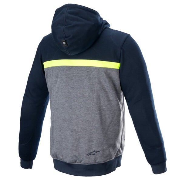 Obrázek produktu bunda CHROME STREET HOODIE, ALPINESTARS (modrá/šedá/žlutá fluo) 2024