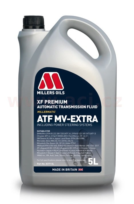 Obrázek produktu MILLERS OILS XF PREMIUM ATF MV-EXTRA 5L 83775