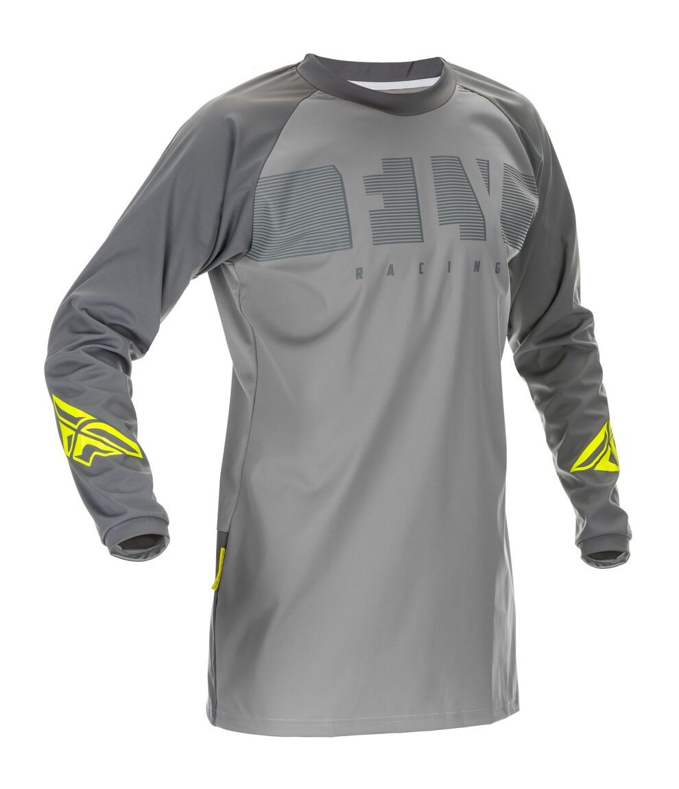 Obrázek produktu dres WINDPROOF 2022, FLY RACING (šedá/hi-vis) 370-8018