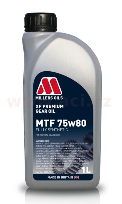 Obrázek produktu MILLERS OILS XF PREMIUM MTF 75w80 1l 83751