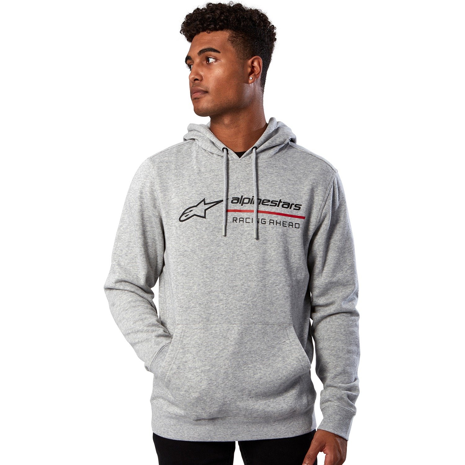 Obrázek produktu mikina LINEAR RACE HOODIE, ALPINESTARS (šedá)