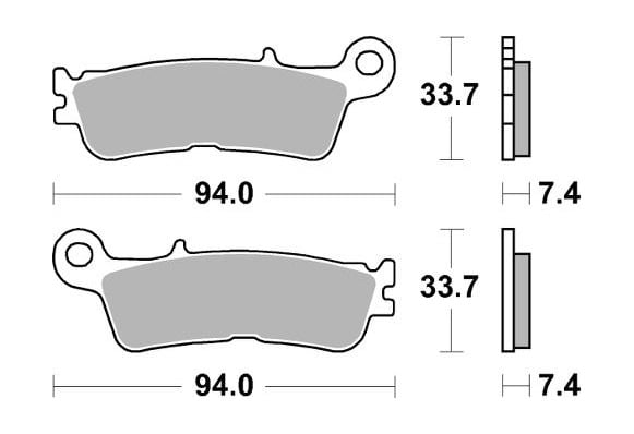 Obrázek produktu Brzdové destičky BRAKING Off-Road Sintered Metal - 995CM46