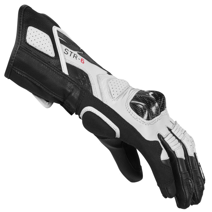 Obrázek produktu rukavice STR-6 LADY 2023, SPIDI, dámské (černá/bílá) A222-011