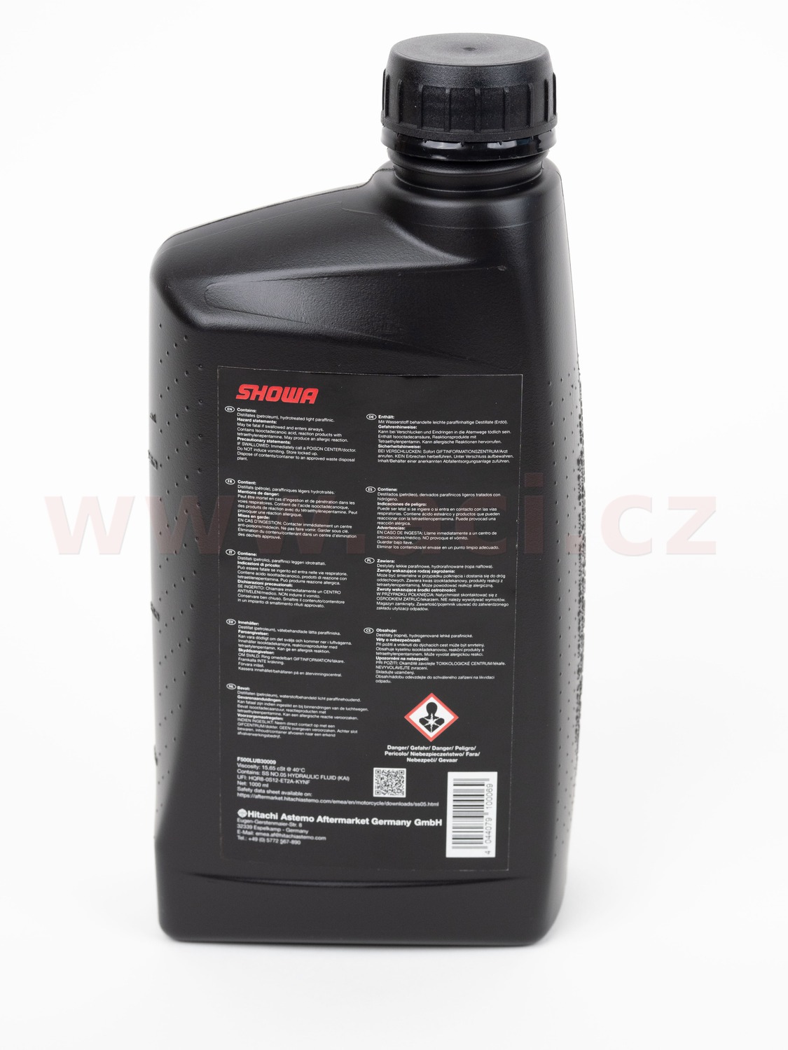 Obrázek produktu olej do předních tlumičů (SS05), SHOWA (objem 1 l) F500LUB30009