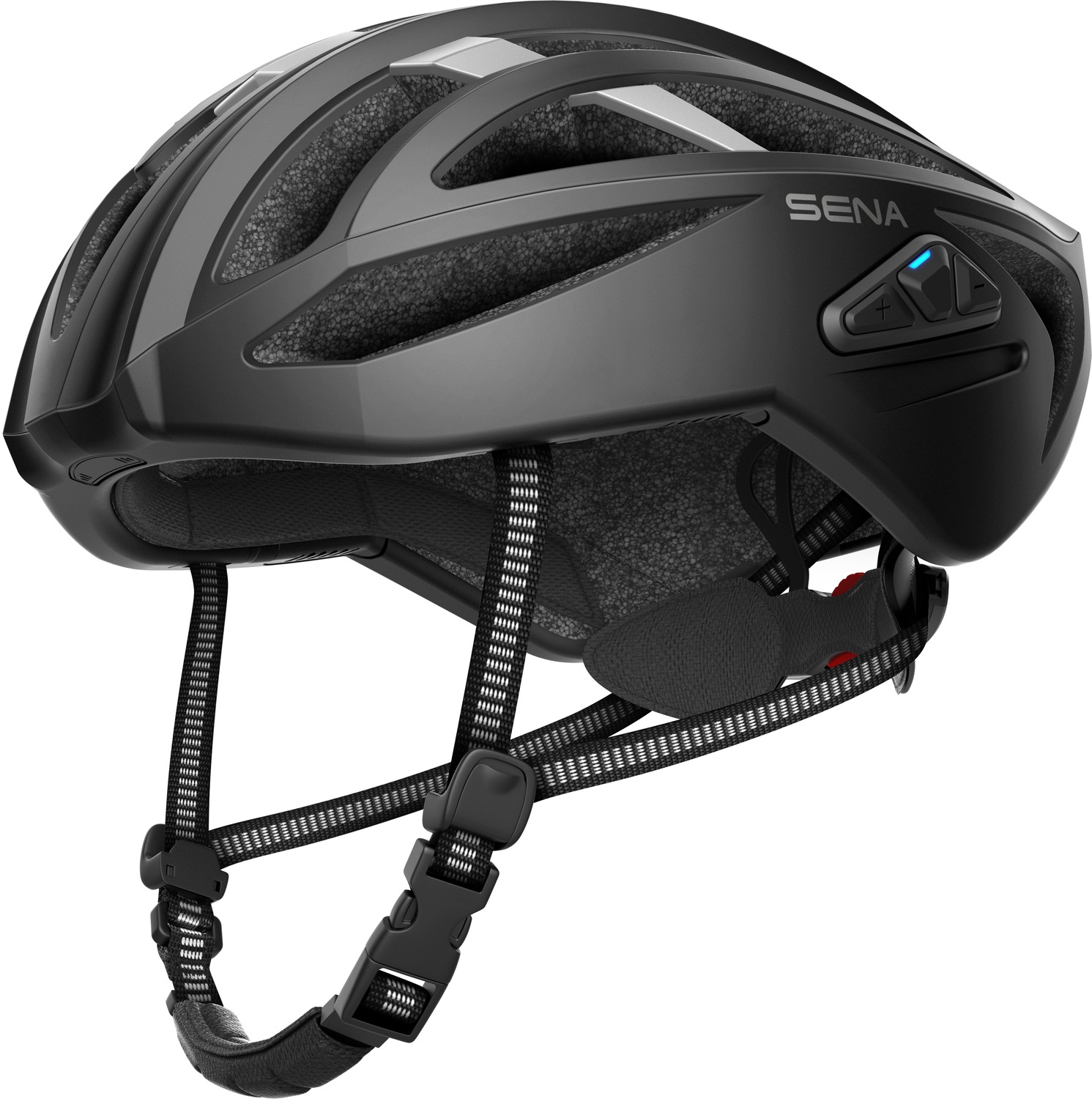 Obrázek produktu cyklo přilba s headsetem R2 EVO, SENA (matná černá) R2-EVO-MB00