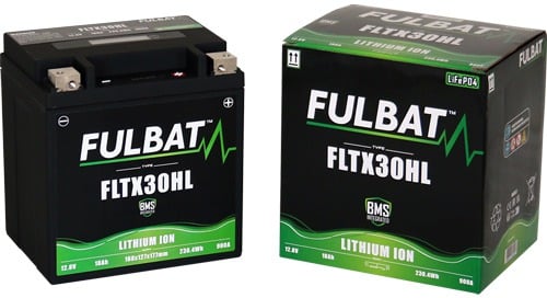 Obrázek produktu lithiová baterie  LiFePO4  YTX30HL-BS FULBAT  12V, 18Ah, 900A, hmotnost 1,12 kg, 168x127x177 560629