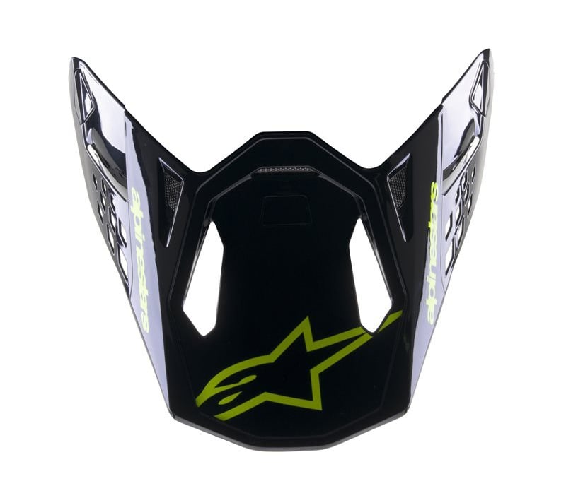 Obrázek produktu kšilt pro přilby SUPERTECH S-M8 RADIUM 2, ALPINESTARS (tmavě modrá/žlutá fluo) 8981523-9702-TU