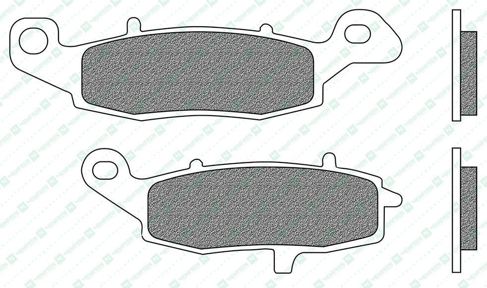 Obrázek produktu brzdové destičky, NEWFREN (směs ROAD TOURING SINTERED) 2 ks v balení FD0228TS1