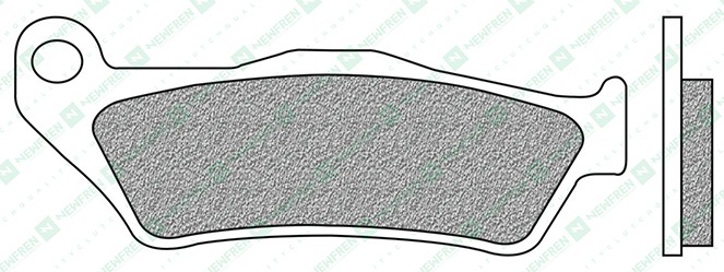 Obrázek produktu brzdové destičky, NEWFREN (směs ROAD TOURING SINTERED) 2 ks v balení FD0186TS1