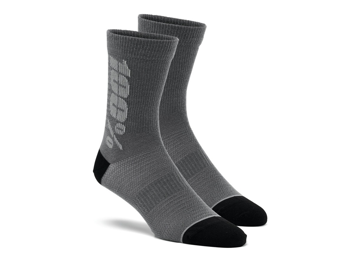 Obrázek produktu ponožky RYTHYM Merino Wool, 100% - USA (černá/šedá) 24006-457
