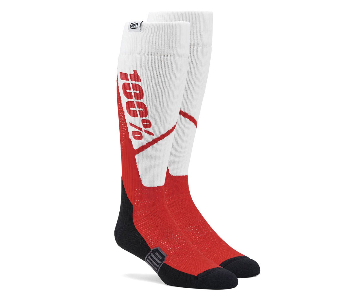 Obrázek produktu ponožky TORQUE MX, 100% - USA (bílá/červená) 20053-000