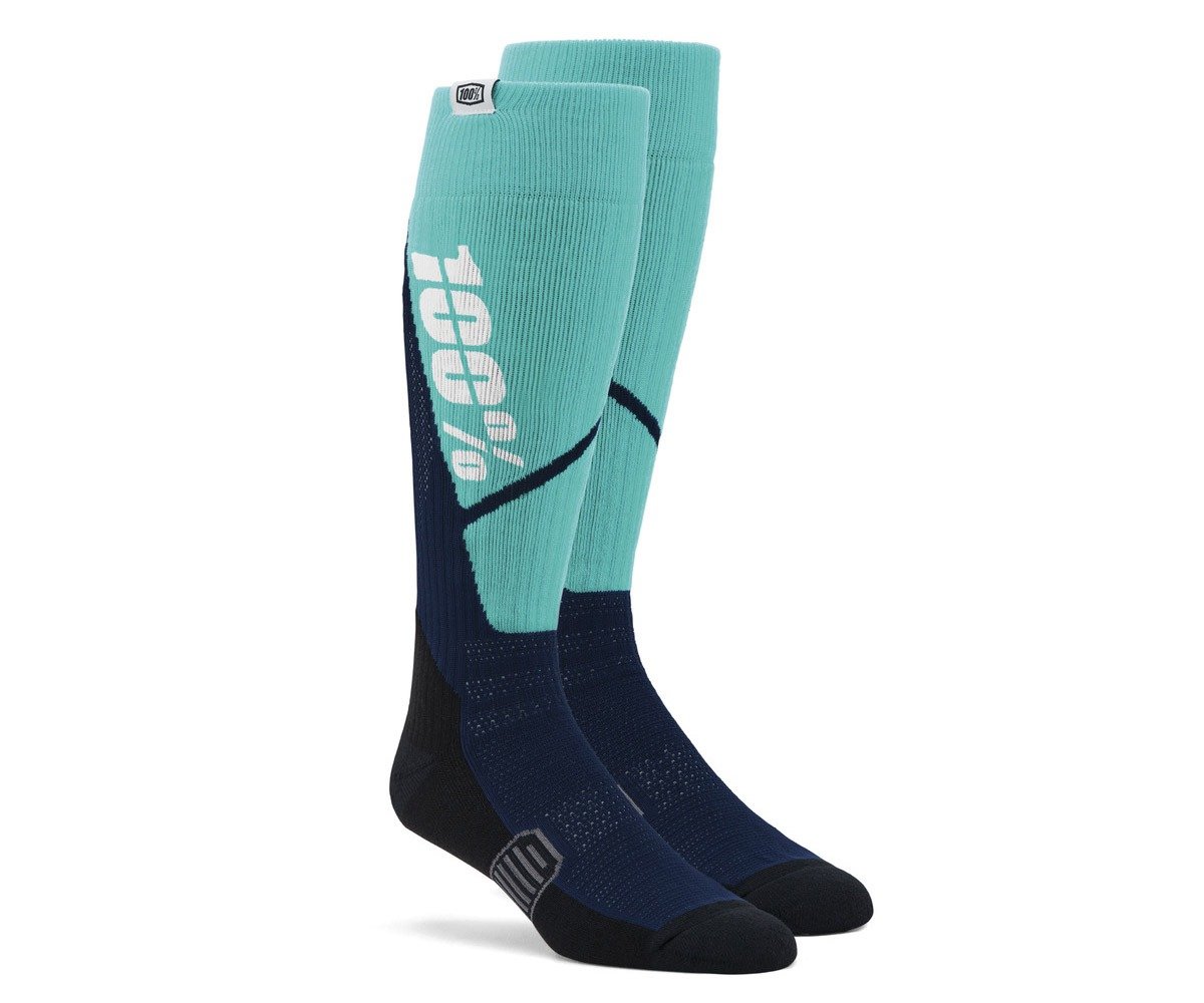 Obrázek produktu ponožky TORQUE MX, 100% - USA (šedá/modrá) 20053-000