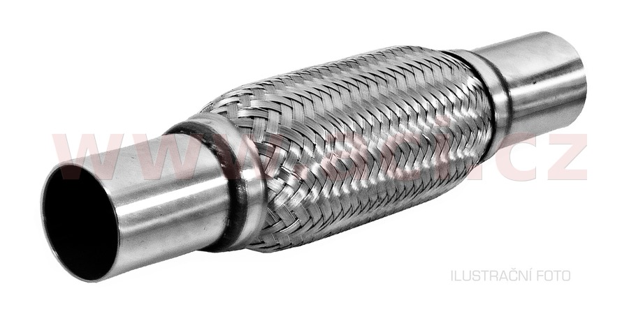 Obrázek produktu pružný člen výfuku STANDARD, vnitř. průměr 63 mm / délka pr. členu 100 mm / celk. délka 200 mm