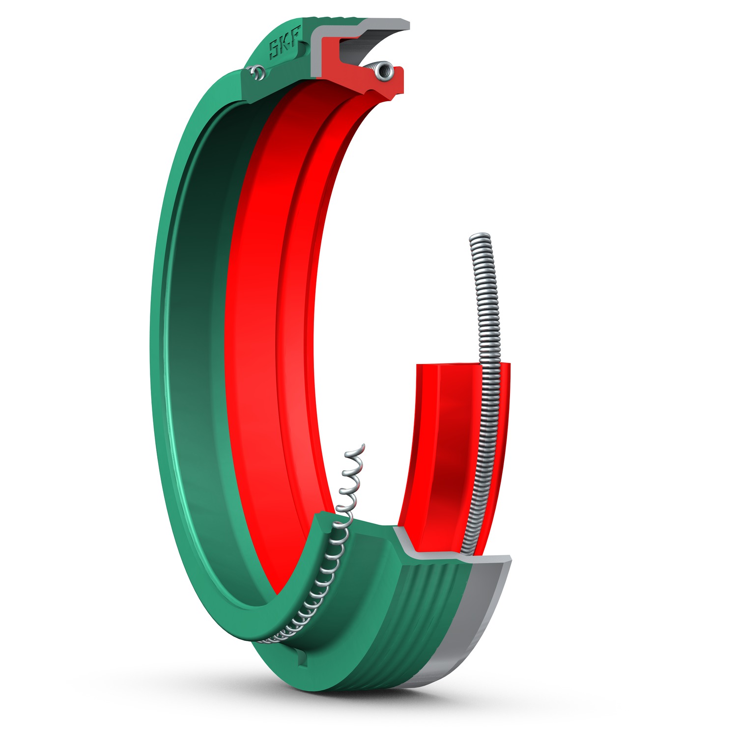Obrázek produktu simeringy do přední vidlice (FOX 36 mm, all 2015-2023, DC), SKF (zeleno-červené) MTBDUAL-36FN