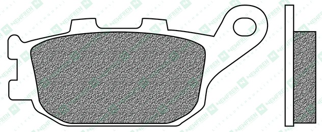 Obrázek produktu brzdové destičky, NEWFREN (směs ROAD TOURING SINTERED) 2 ks v balení FD0172TS1